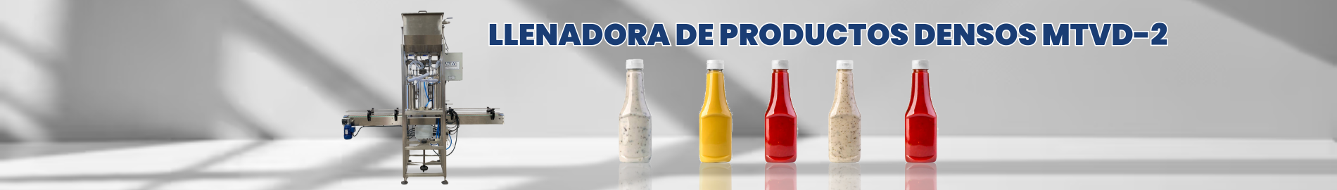 Llenadora para productos densos