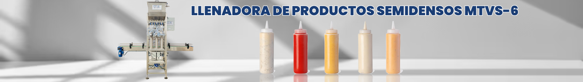 Llenadora para productos semidensos